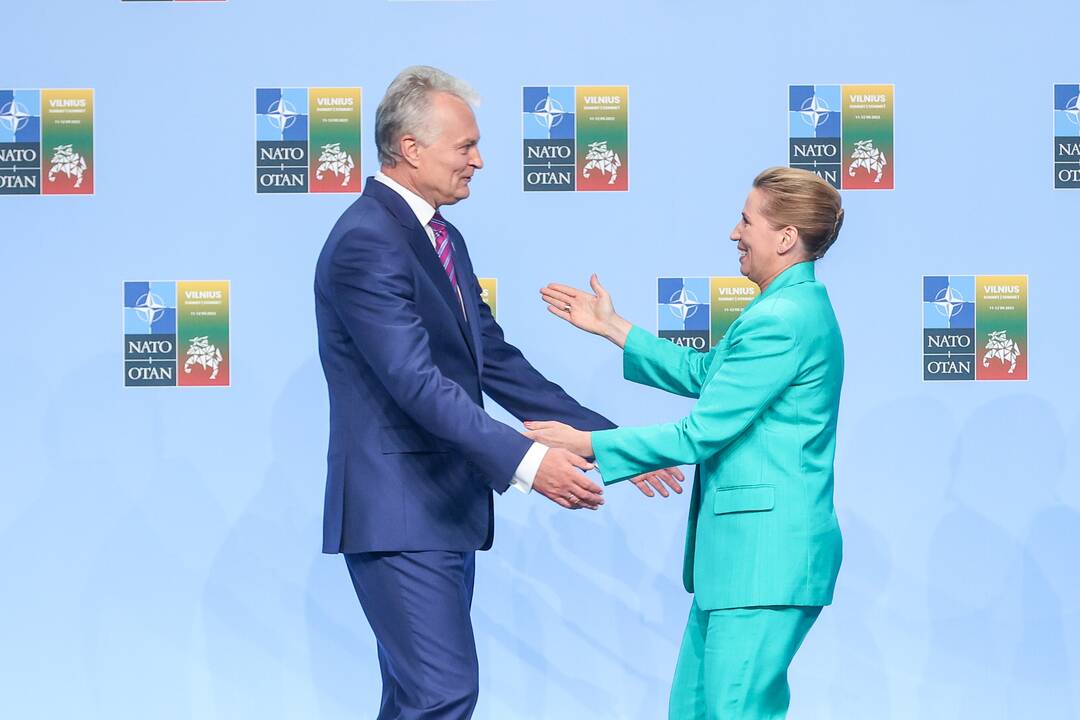 NATO lyderių pasitikimo ceremonija