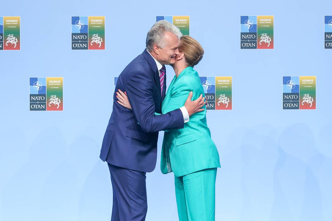 NATO lyderių pasitikimo ceremonija