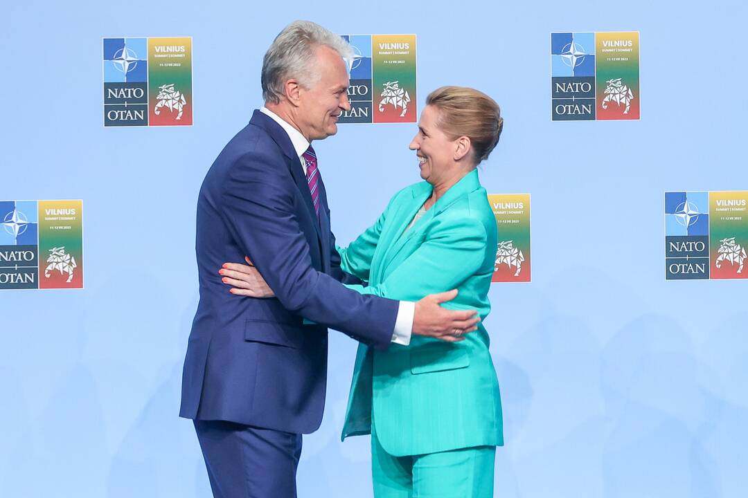NATO lyderių pasitikimo ceremonija