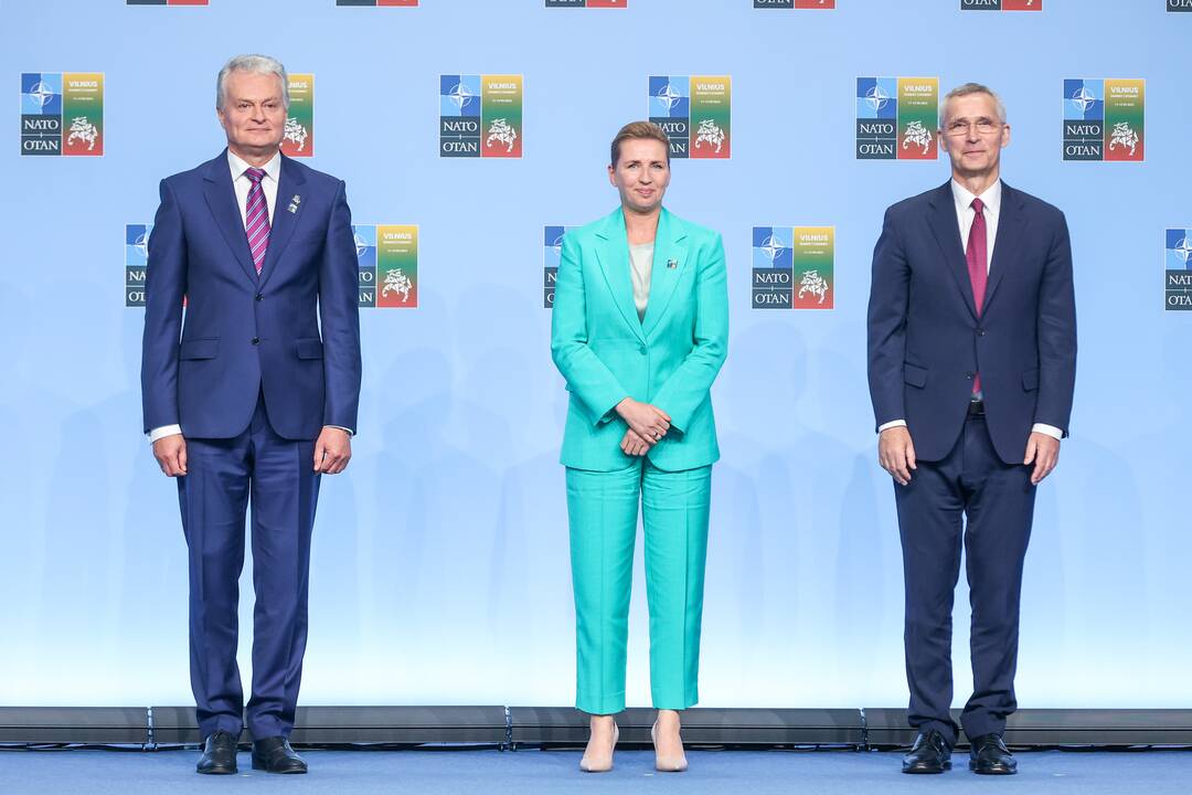 NATO lyderių pasitikimo ceremonija