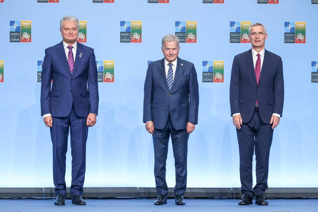 NATO lyderių pasitikimo ceremonija