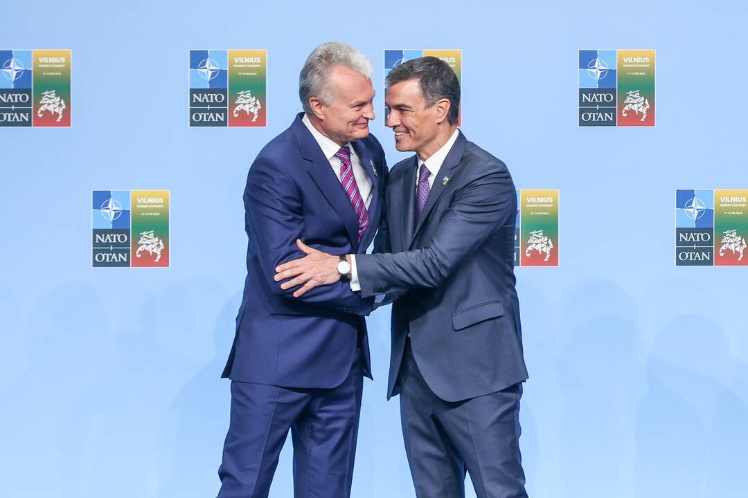 NATO lyderių pasitikimo ceremonija