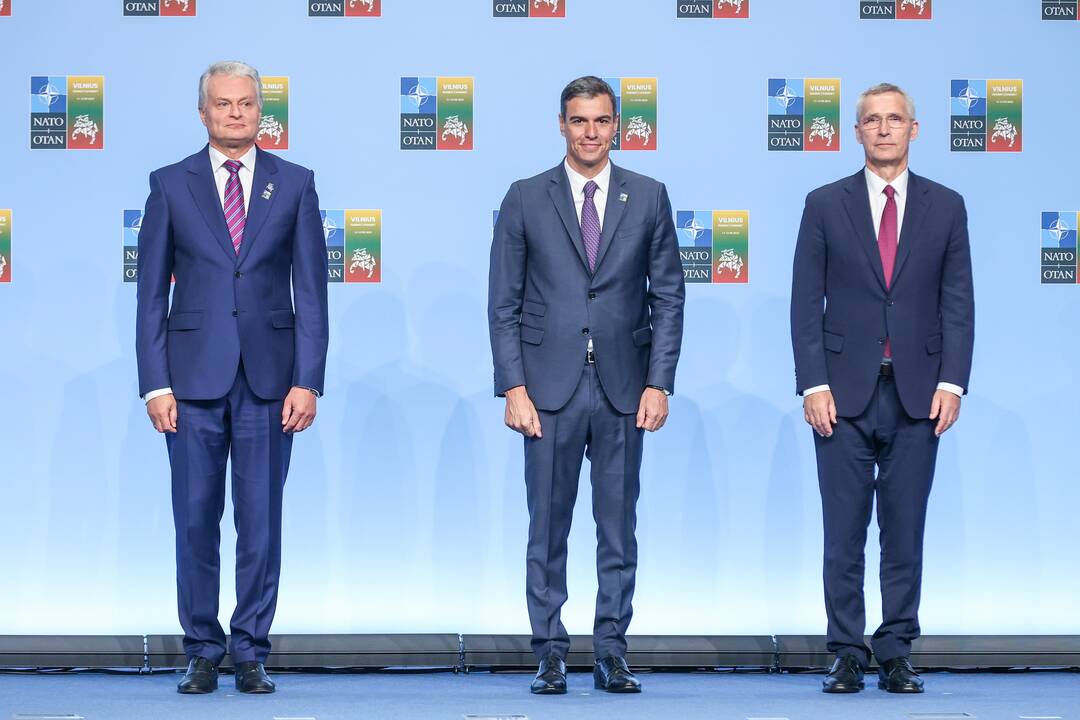NATO lyderių pasitikimo ceremonija