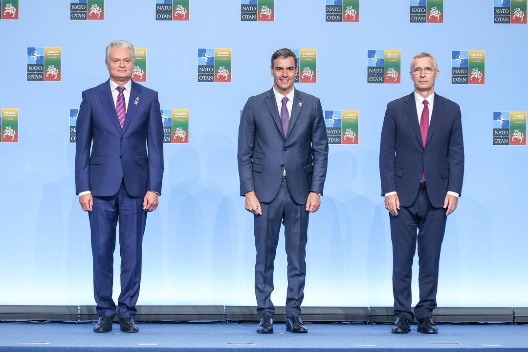 NATO lyderių pasitikimo ceremonija