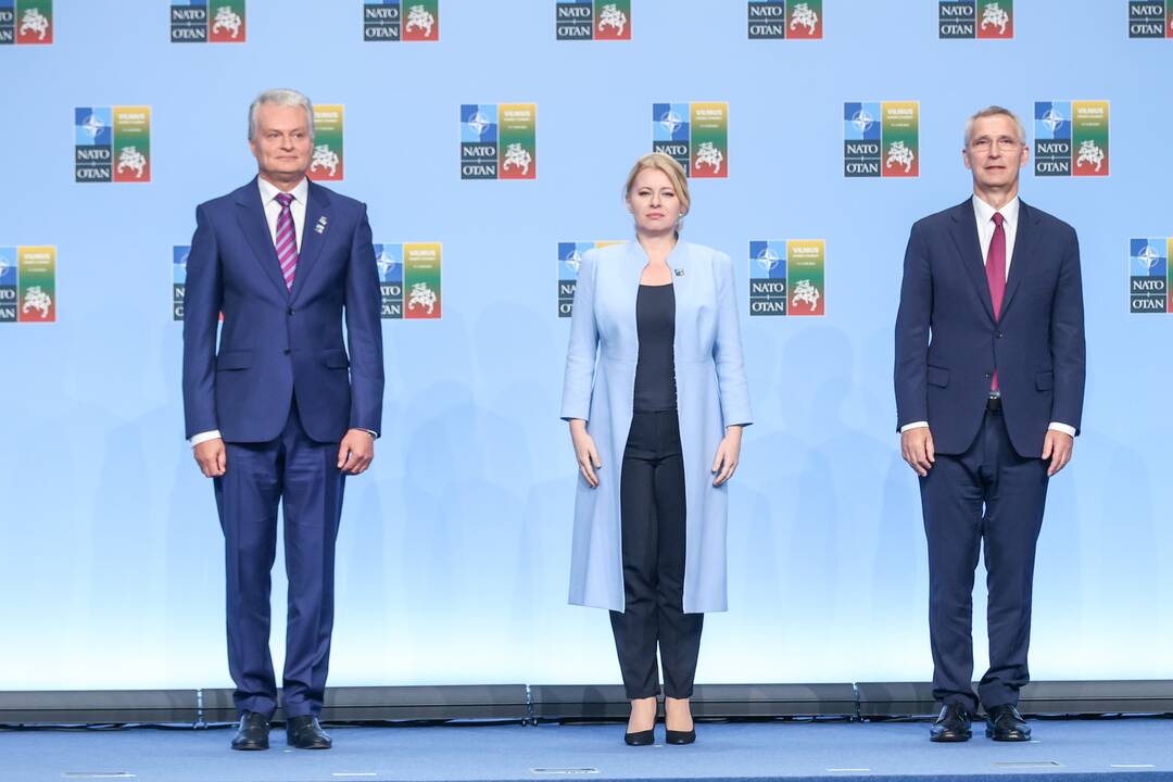 NATO lyderių pasitikimo ceremonija