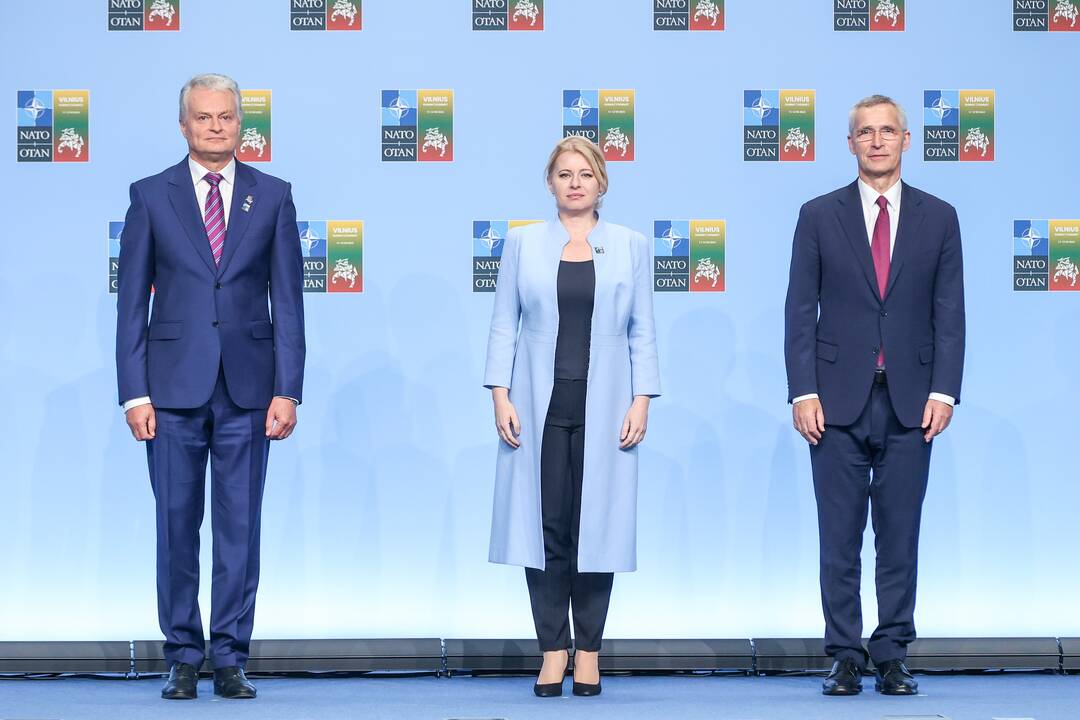 NATO lyderių pasitikimo ceremonija