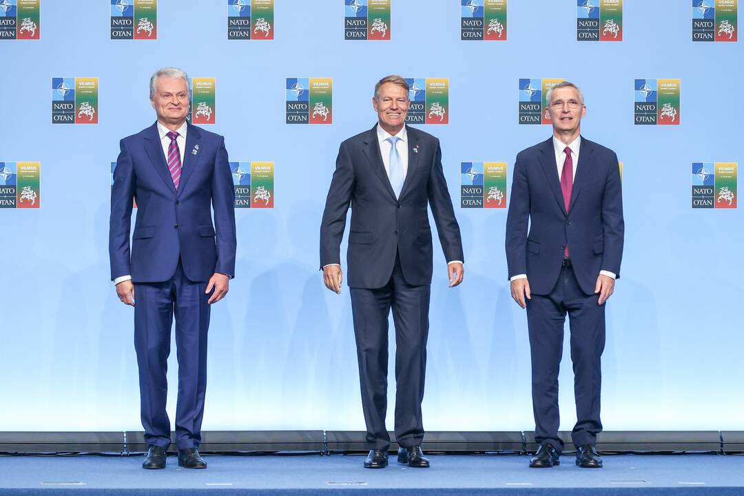 NATO lyderių pasitikimo ceremonija
