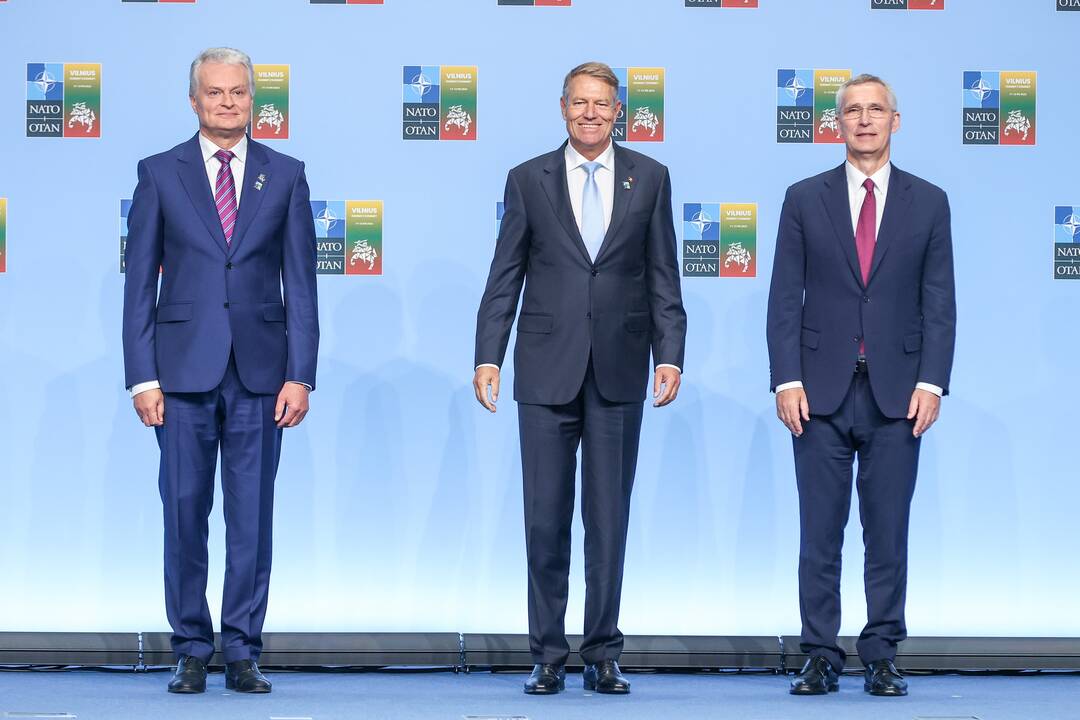 NATO lyderių pasitikimo ceremonija