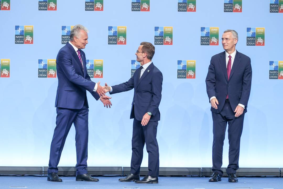 NATO lyderių pasitikimo ceremonija