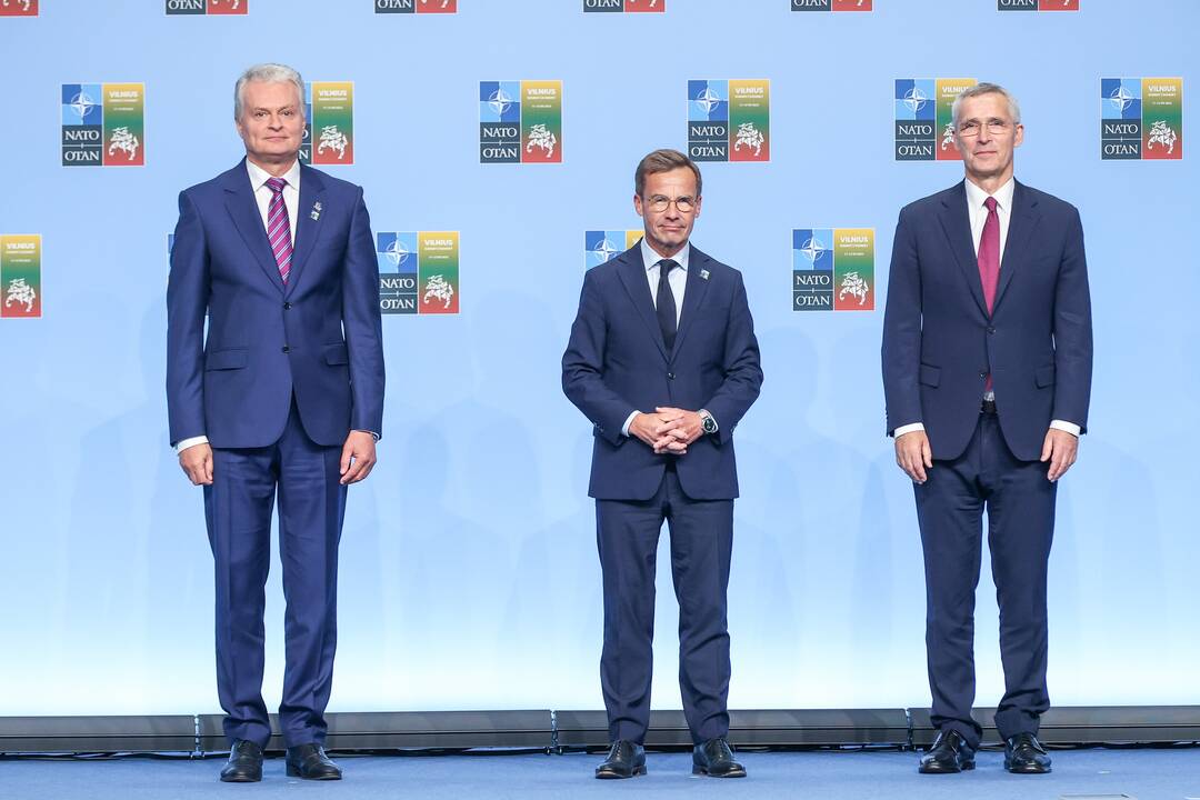 NATO lyderių pasitikimo ceremonija