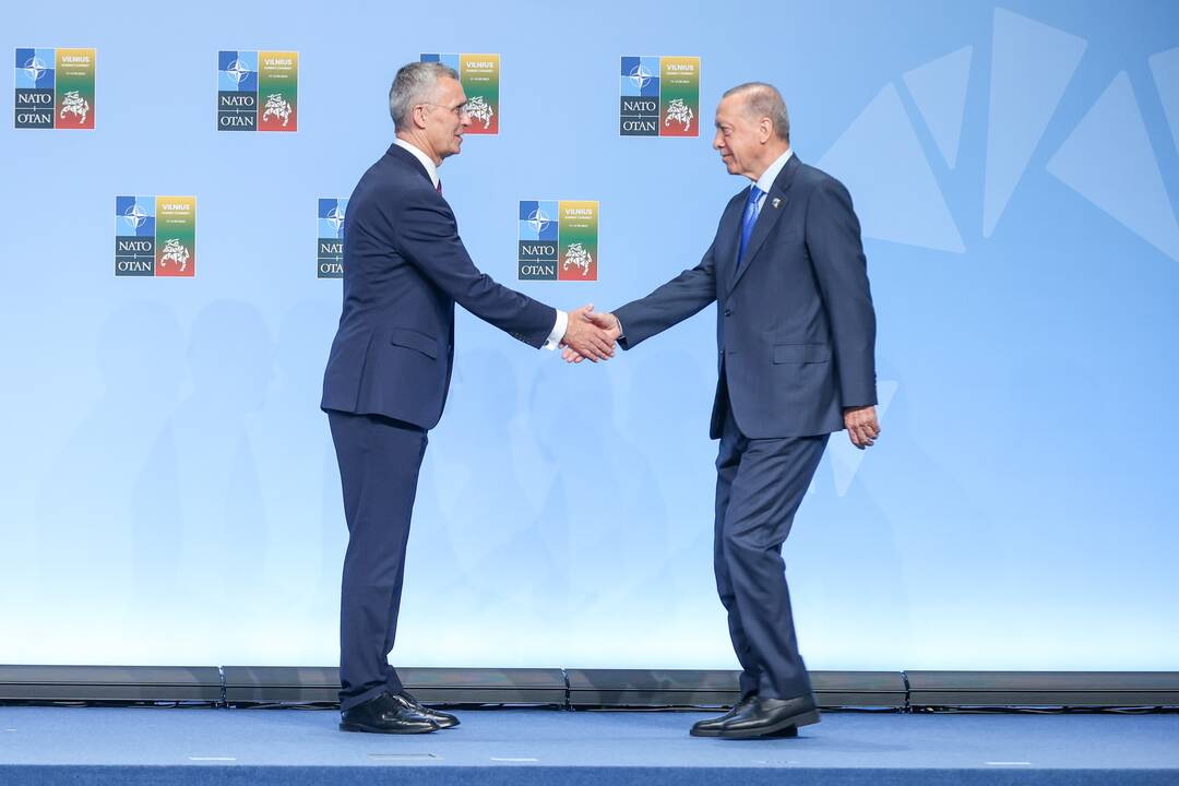 NATO lyderių pasitikimo ceremonija