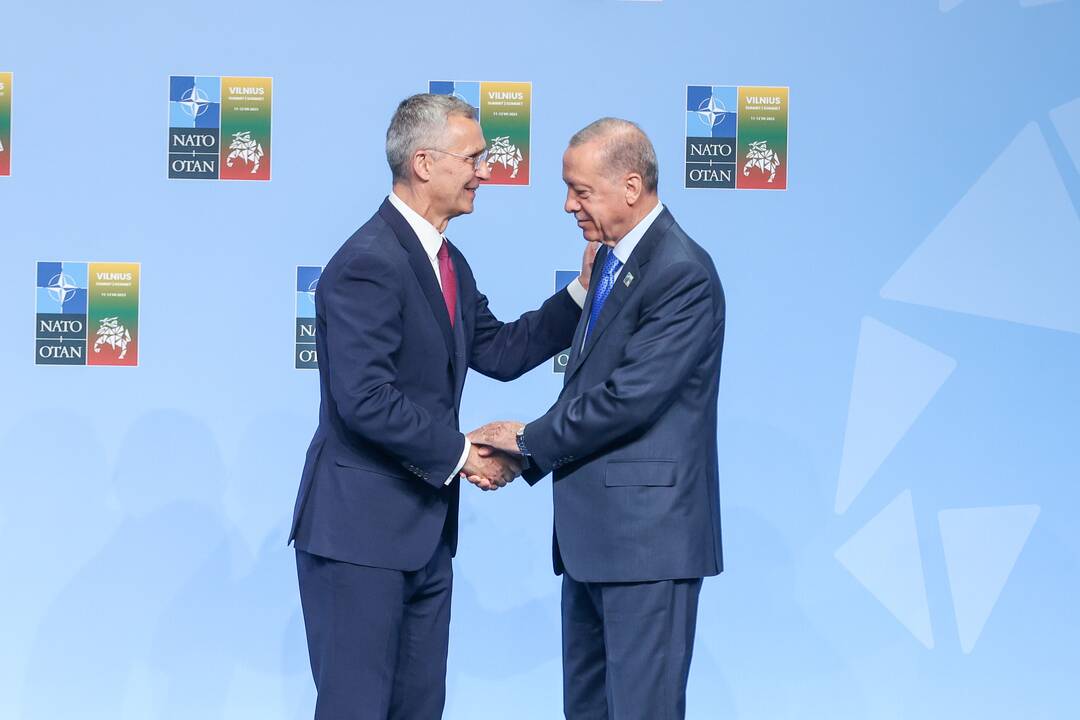 NATO lyderių pasitikimo ceremonija
