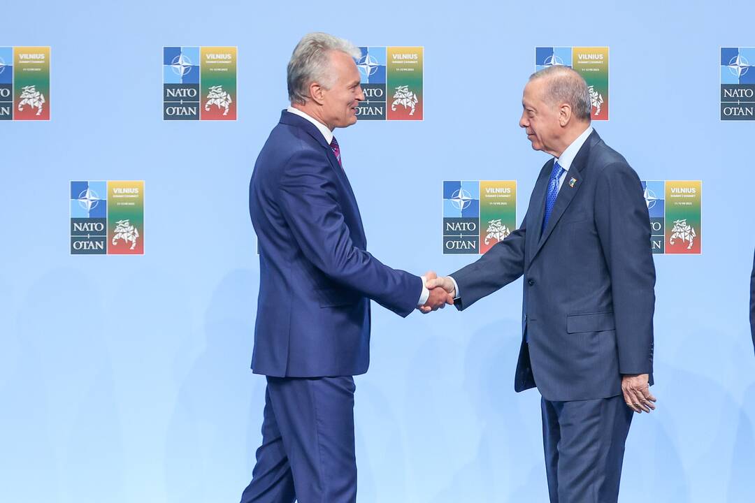 NATO lyderių pasitikimo ceremonija