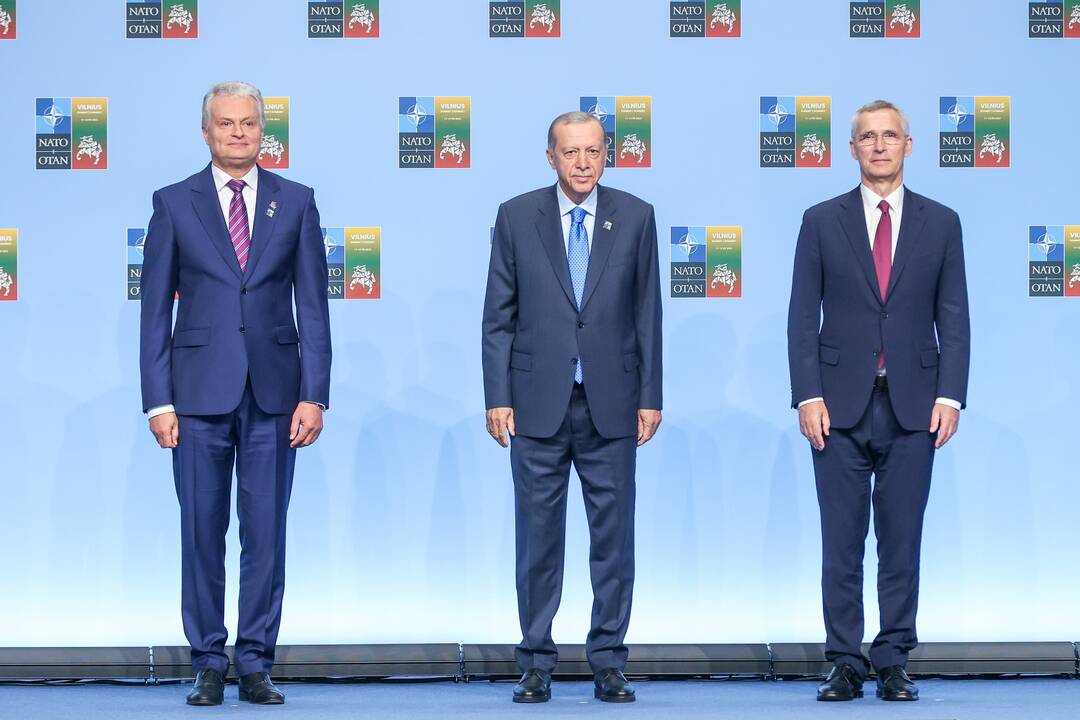NATO lyderių pasitikimo ceremonija