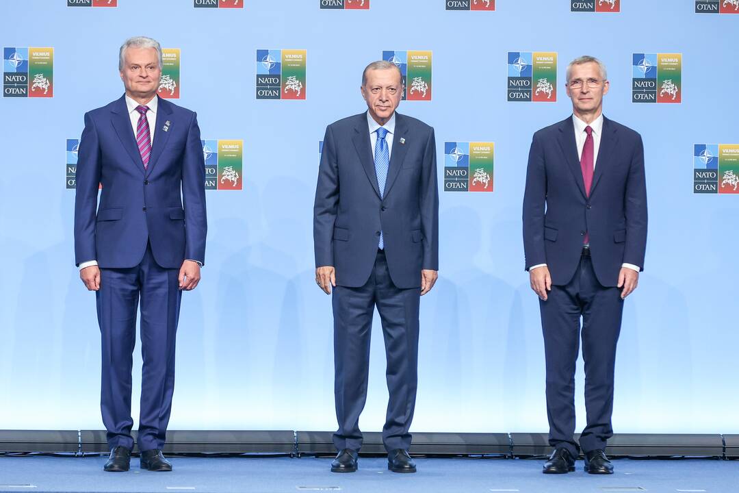 NATO lyderių pasitikimo ceremonija