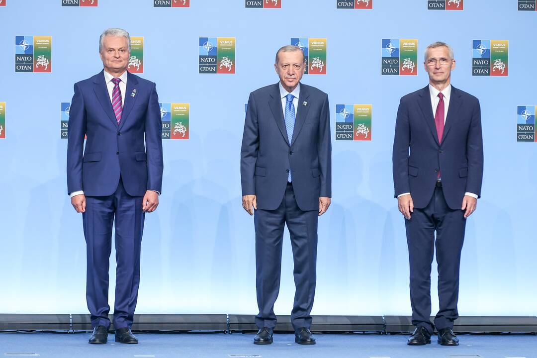 NATO lyderių pasitikimo ceremonija