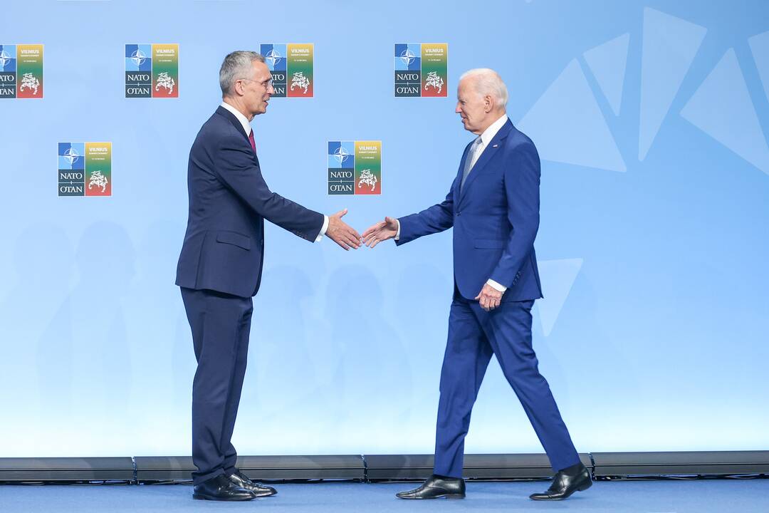 NATO lyderių pasitikimo ceremonija