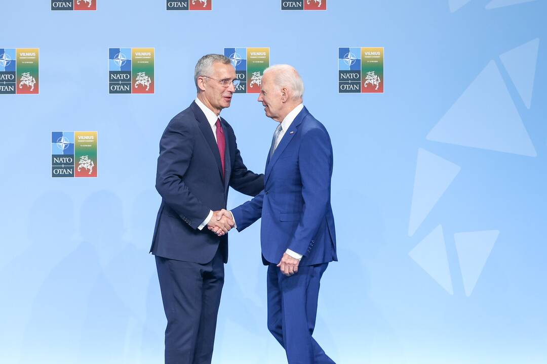 NATO lyderių pasitikimo ceremonija