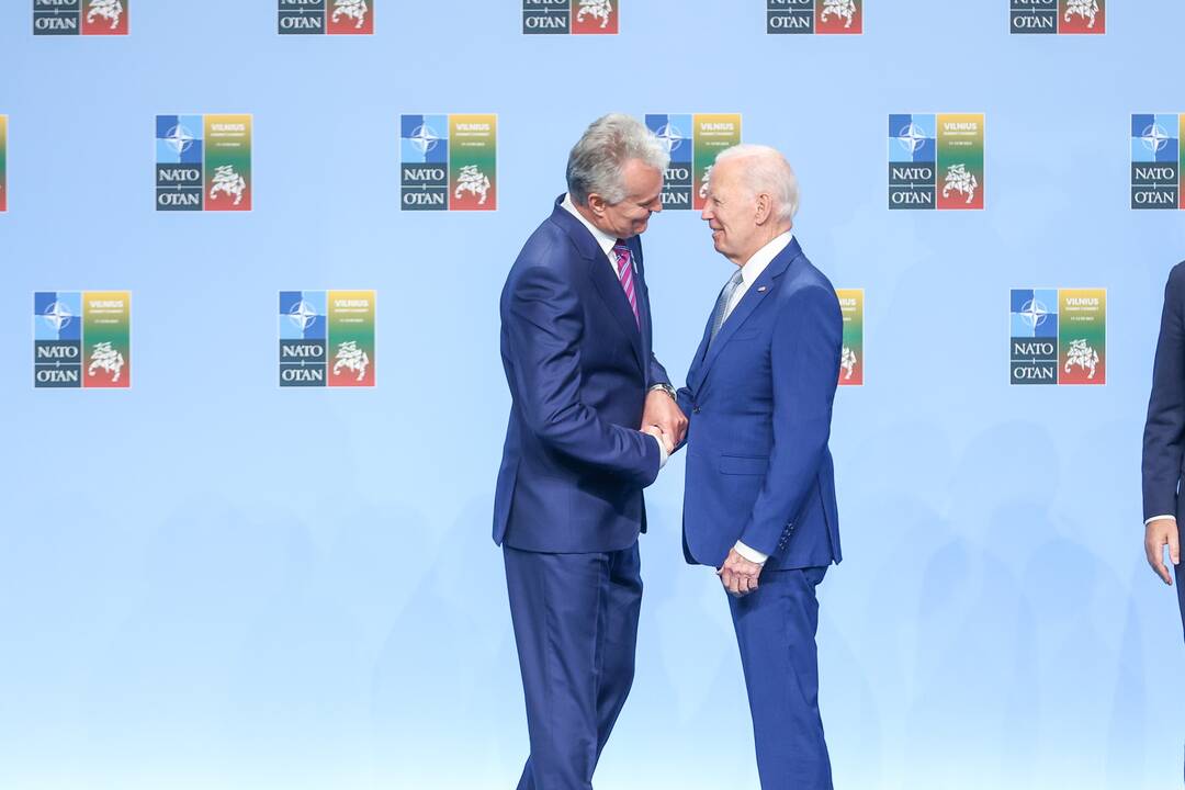 NATO lyderių pasitikimo ceremonija