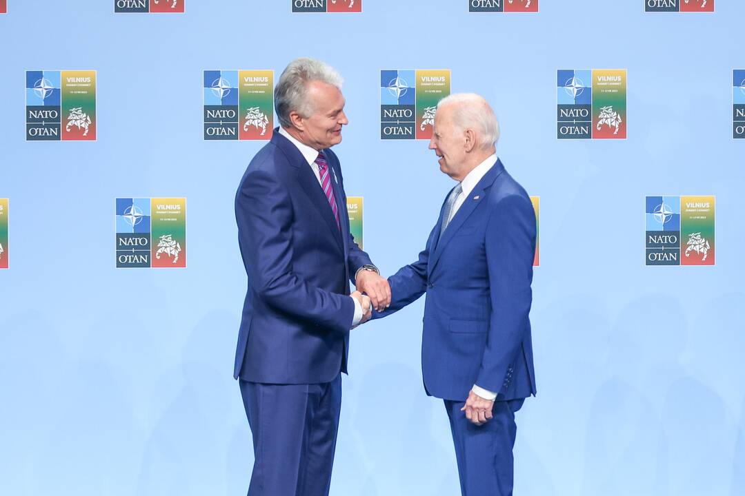 NATO lyderių pasitikimo ceremonija