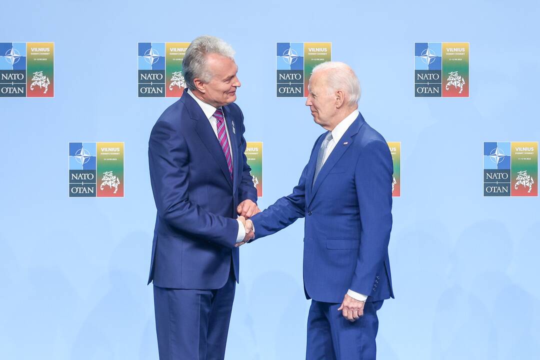 NATO lyderių pasitikimo ceremonija