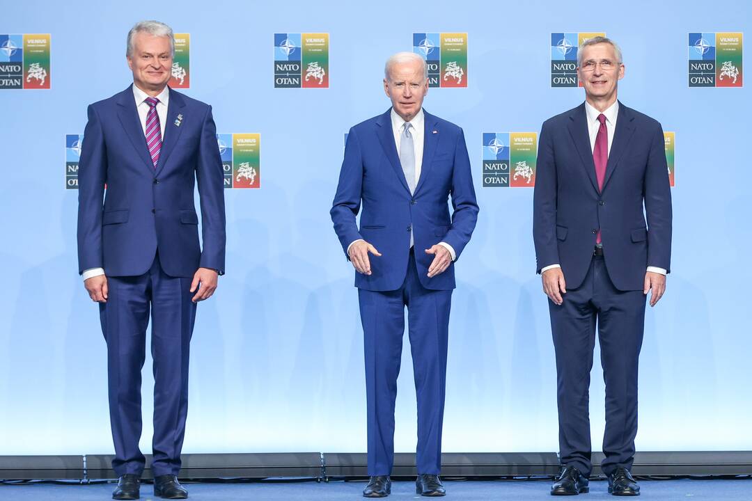 NATO lyderių pasitikimo ceremonija