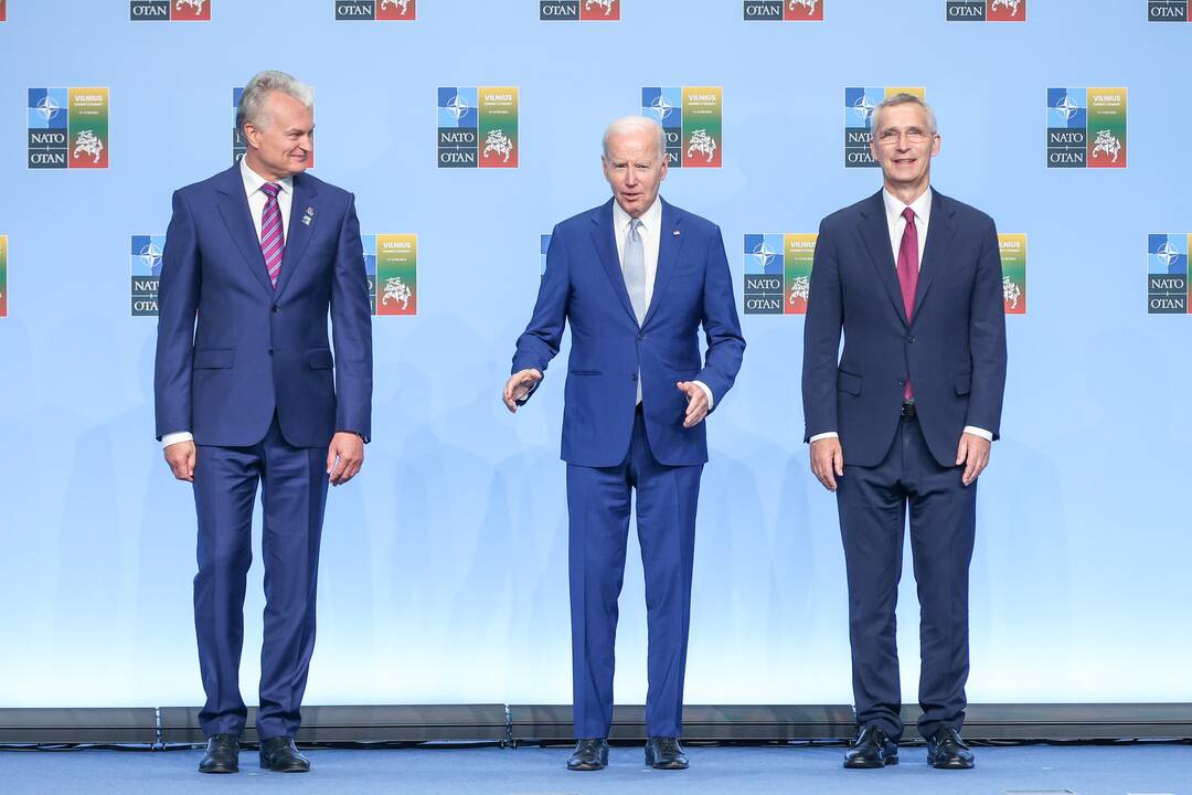 NATO lyderių pasitikimo ceremonija