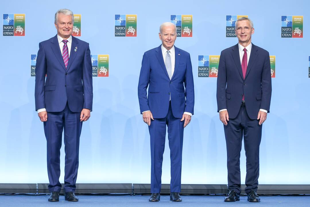 NATO lyderių pasitikimo ceremonija