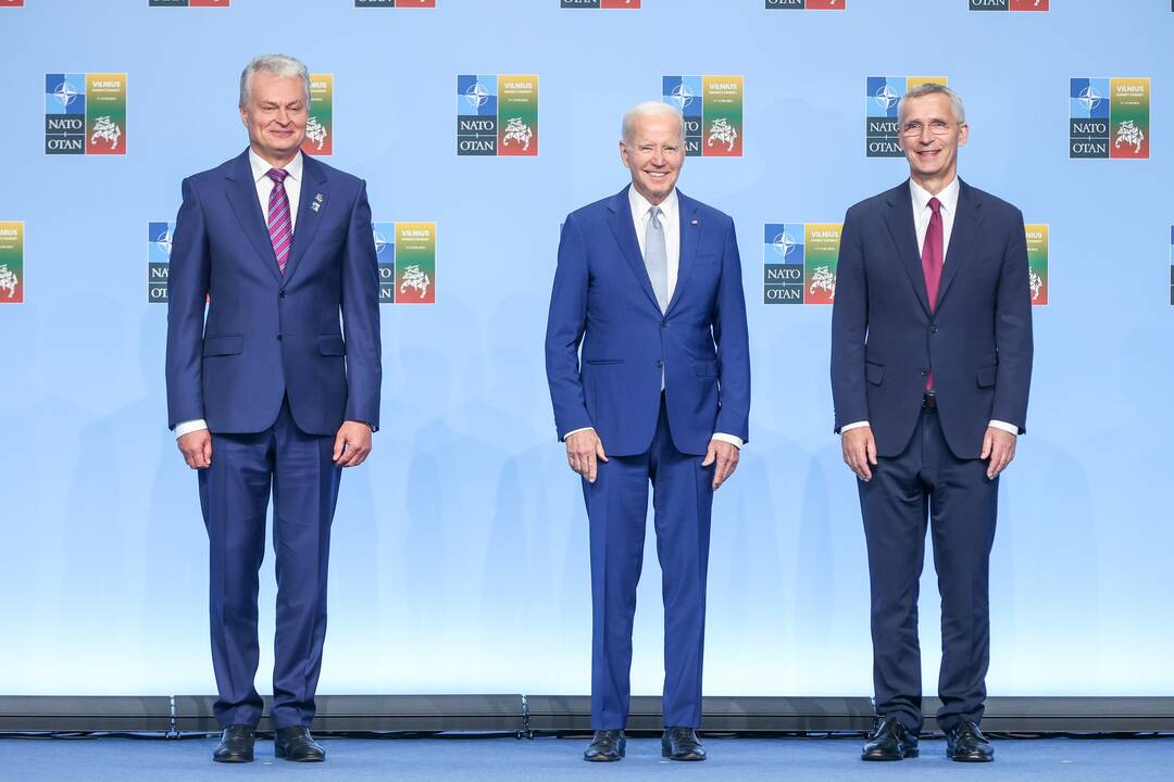NATO lyderių pasitikimo ceremonija