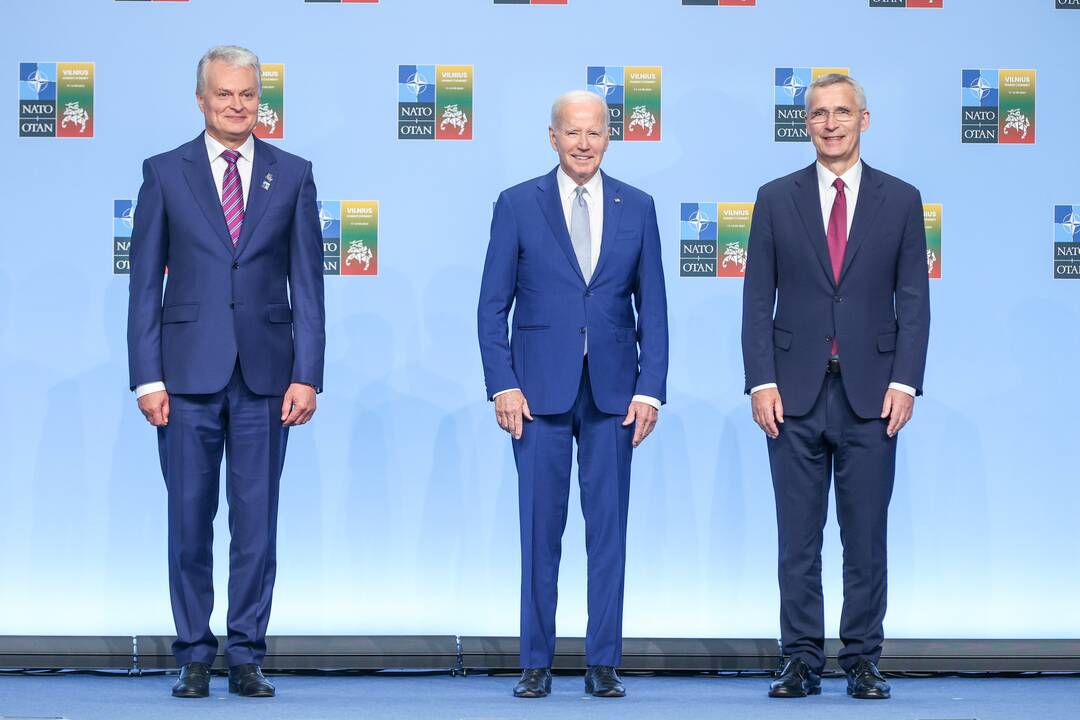 NATO lyderių pasitikimo ceremonija