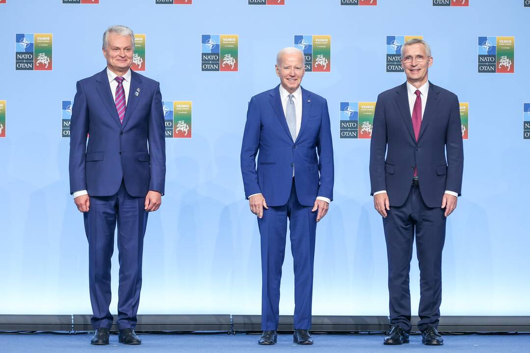 NATO lyderių pasitikimo ceremonija