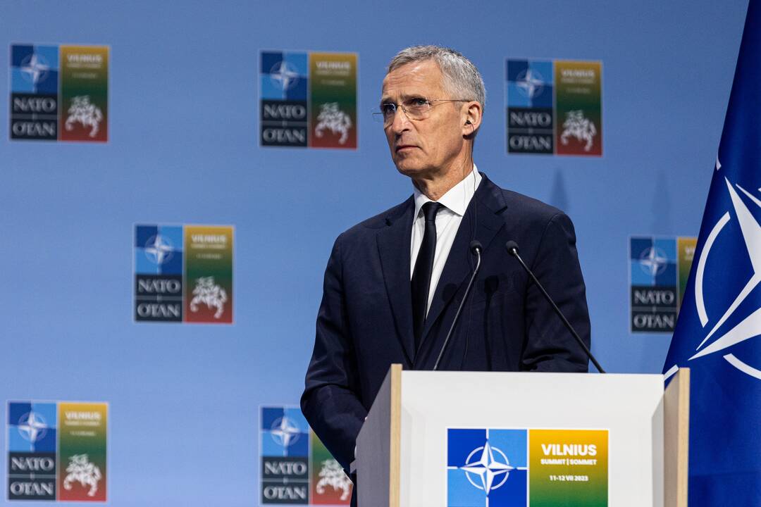 V. Zelenskio spaudos konferencija NATO viršūnių susitikime Vilniuje