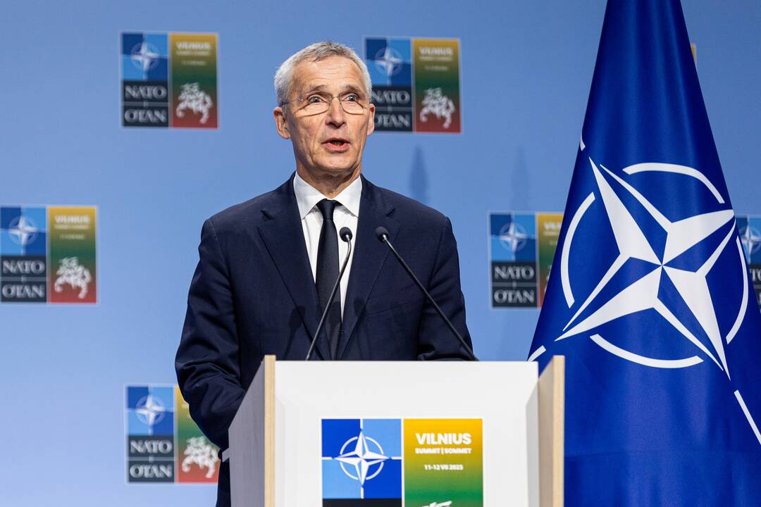 V. Zelenskio spaudos konferencija NATO viršūnių susitikime Vilniuje