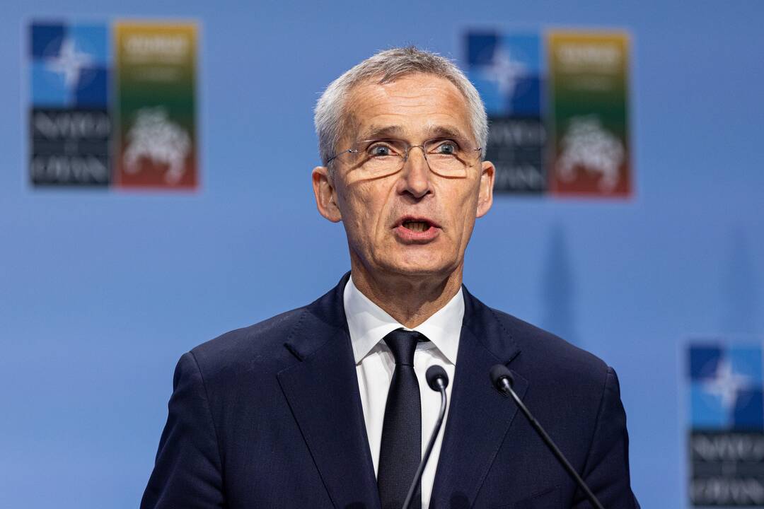 V. Zelenskio spaudos konferencija NATO viršūnių susitikime Vilniuje