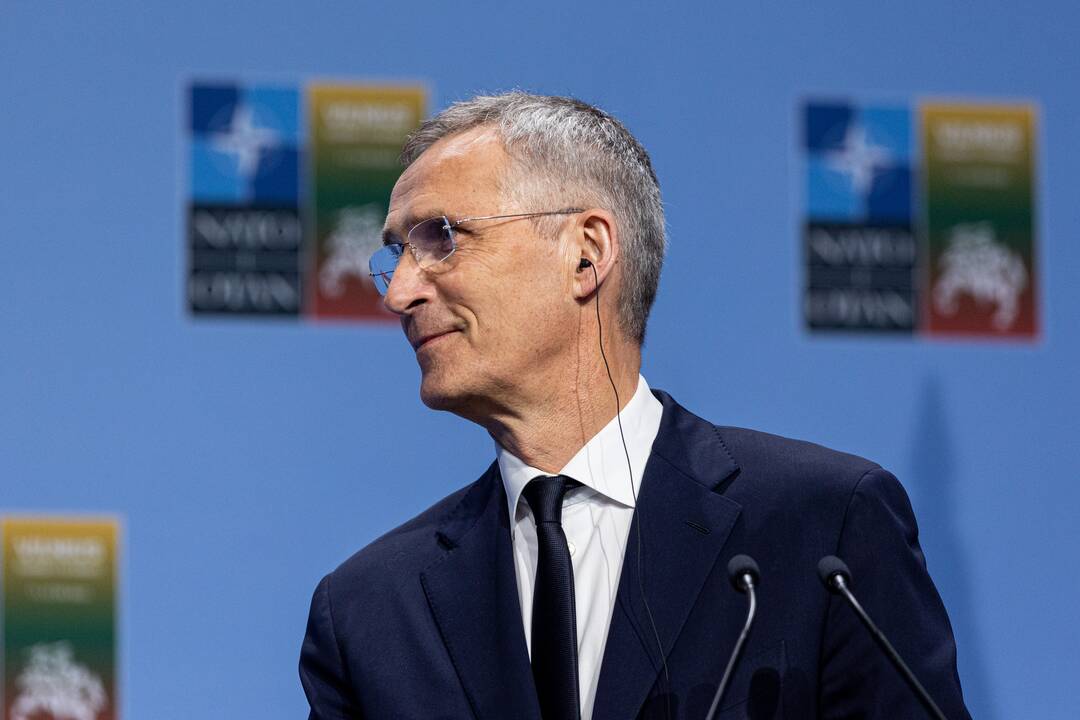 V. Zelenskio spaudos konferencija NATO viršūnių susitikime Vilniuje