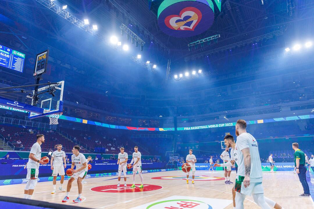 Pasaulio krepšinio čempionato Filipinuose grupės rungtynės: Lietuva – Graikija