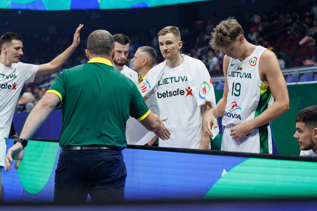 Pasaulio krepšinio čempionato Filipinuose grupės rungtynės: Lietuva – Graikija