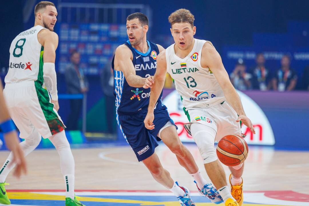Pasaulio krepšinio čempionato Filipinuose grupės rungtynės: Lietuva – Graikija