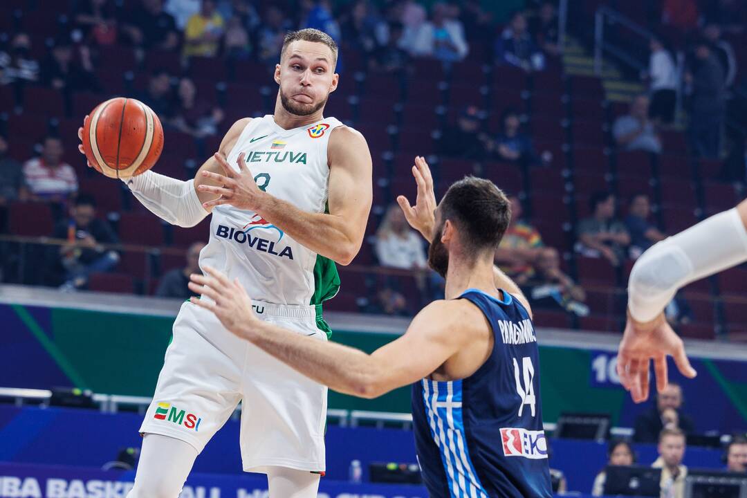 Pasaulio krepšinio čempionato Filipinuose grupės rungtynės: Lietuva – Graikija