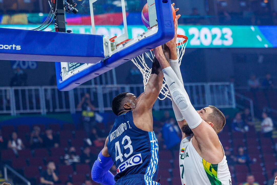 Pasaulio krepšinio čempionato Filipinuose grupės rungtynės: Lietuva – Graikija