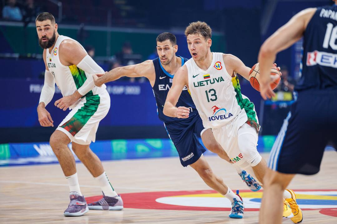 Pasaulio krepšinio čempionato Filipinuose grupės rungtynės: Lietuva – Graikija