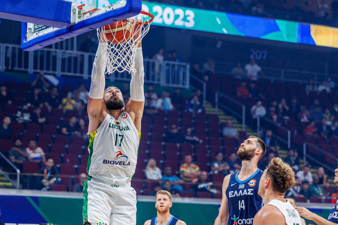 Pasaulio krepšinio čempionato Filipinuose grupės rungtynės: Lietuva – Graikija