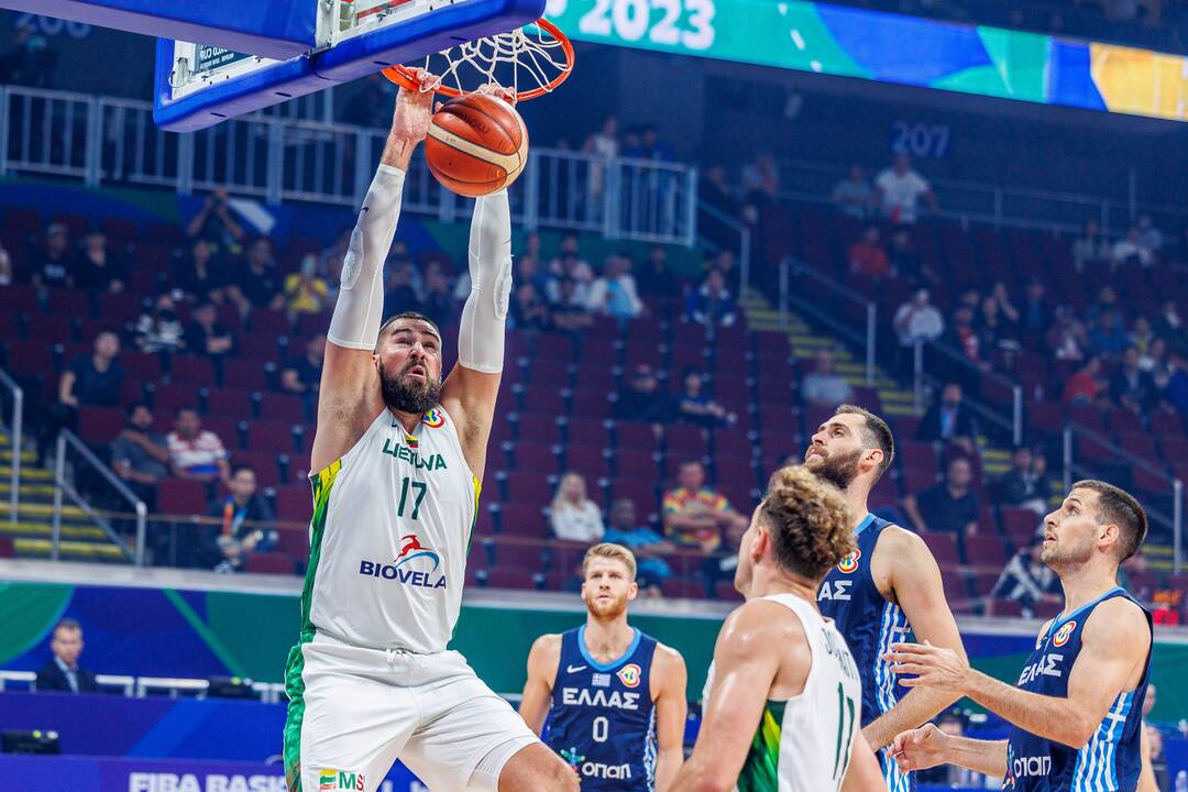 Pasaulio krepšinio čempionato Filipinuose grupės rungtynės: Lietuva – Graikija
