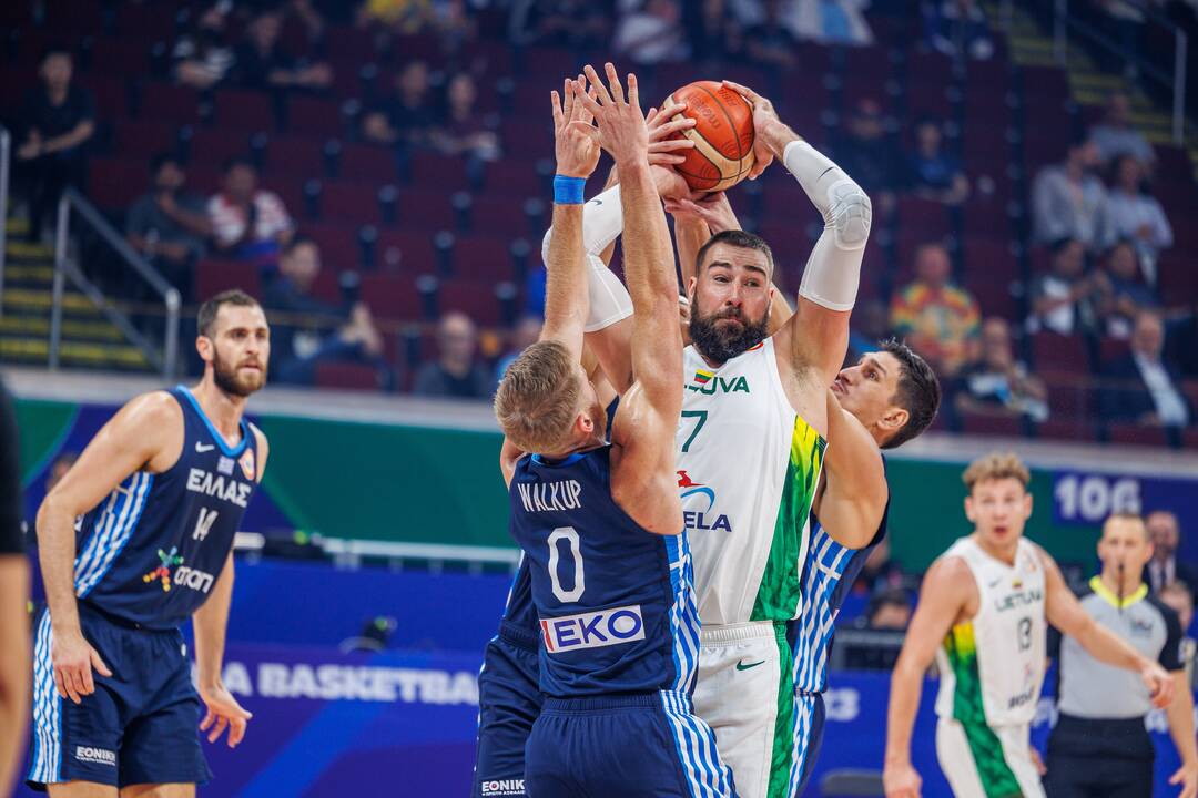 Pasaulio krepšinio čempionato Filipinuose grupės rungtynės: Lietuva – Graikija