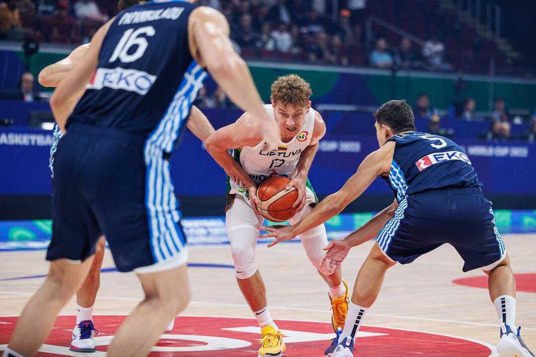 Pasaulio krepšinio čempionato Filipinuose grupės rungtynės: Lietuva – Graikija