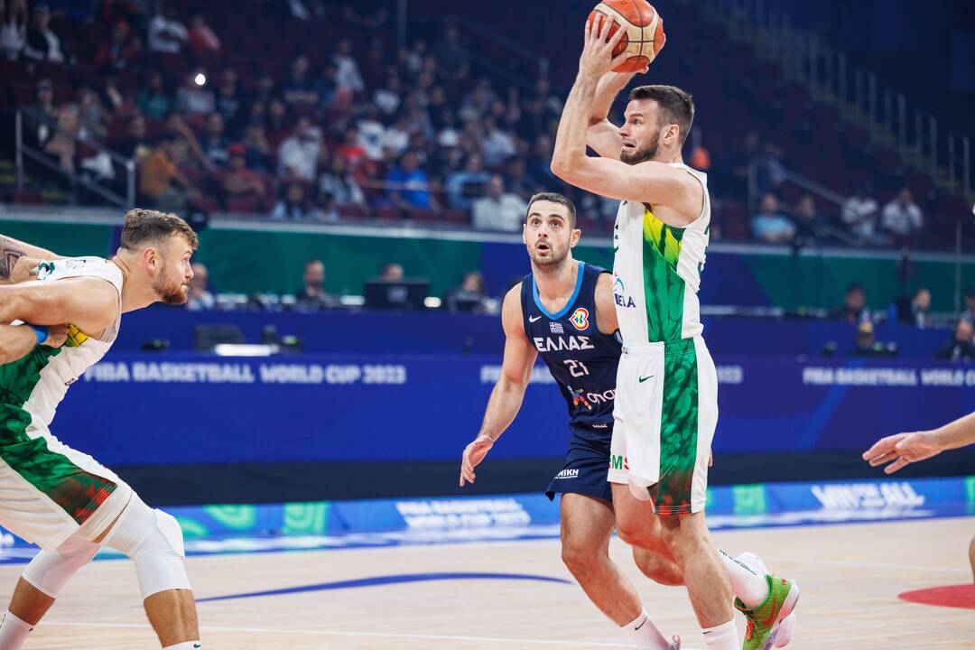 Pasaulio krepšinio čempionato Filipinuose grupės rungtynės: Lietuva – Graikija