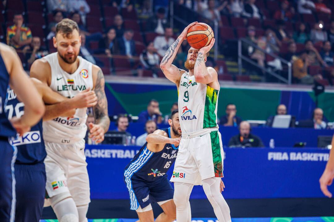 Pasaulio krepšinio čempionato Filipinuose grupės rungtynės: Lietuva – Graikija