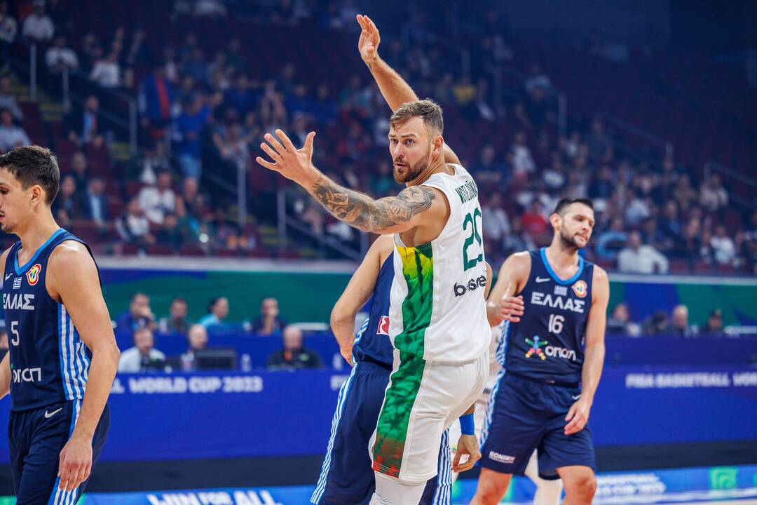 Pasaulio krepšinio čempionato Filipinuose grupės rungtynės: Lietuva – Graikija