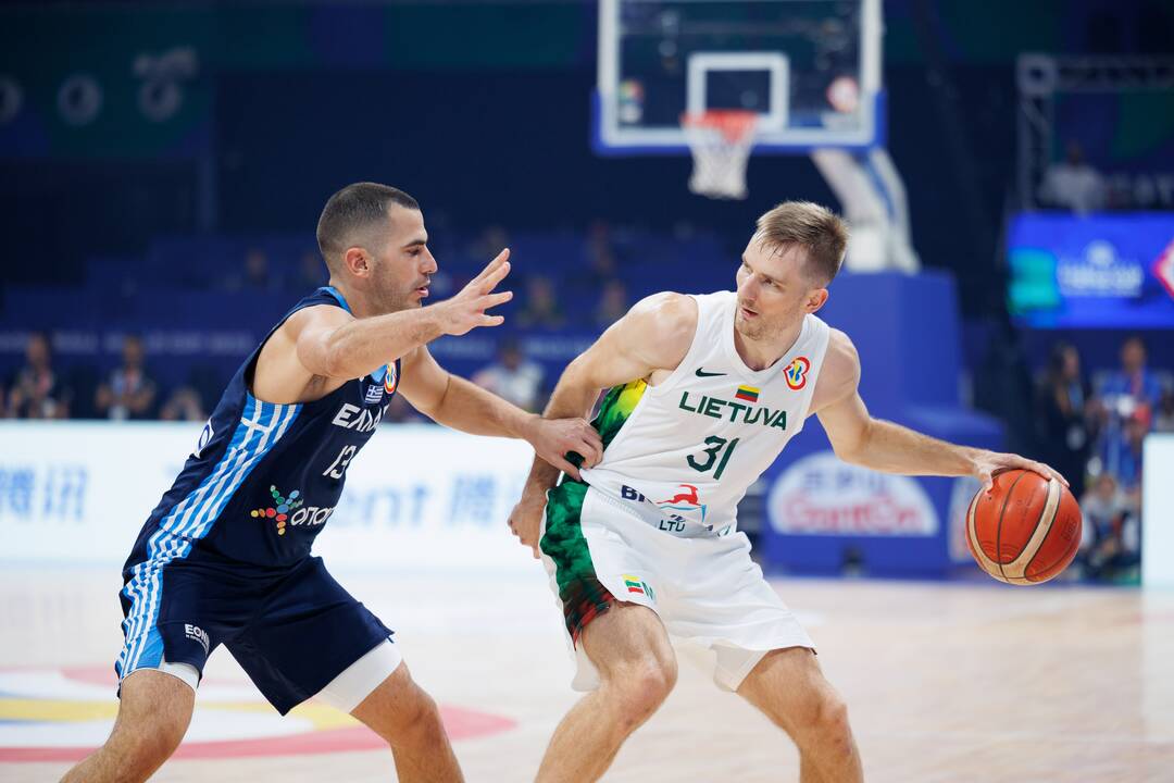 Pasaulio krepšinio čempionato Filipinuose grupės rungtynės: Lietuva – Graikija