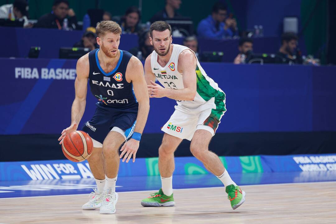 Pasaulio krepšinio čempionato Filipinuose grupės rungtynės: Lietuva – Graikija